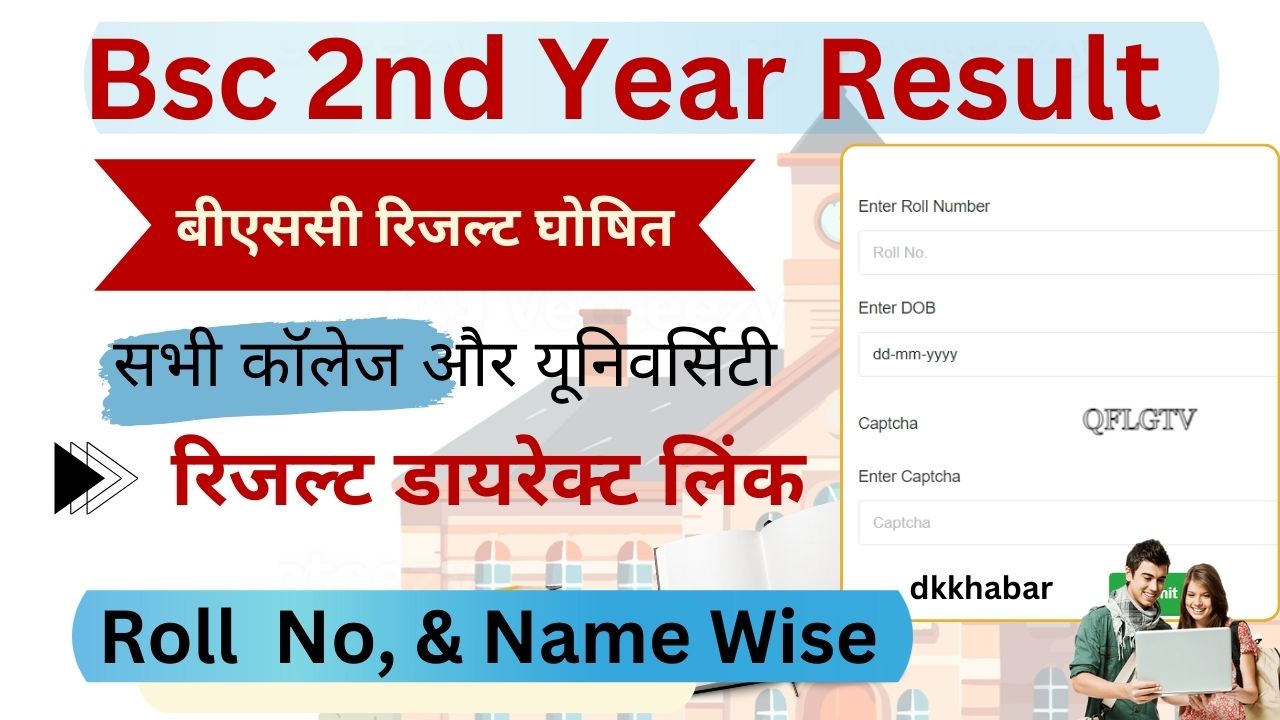 Bsc 2nd year Result 2024