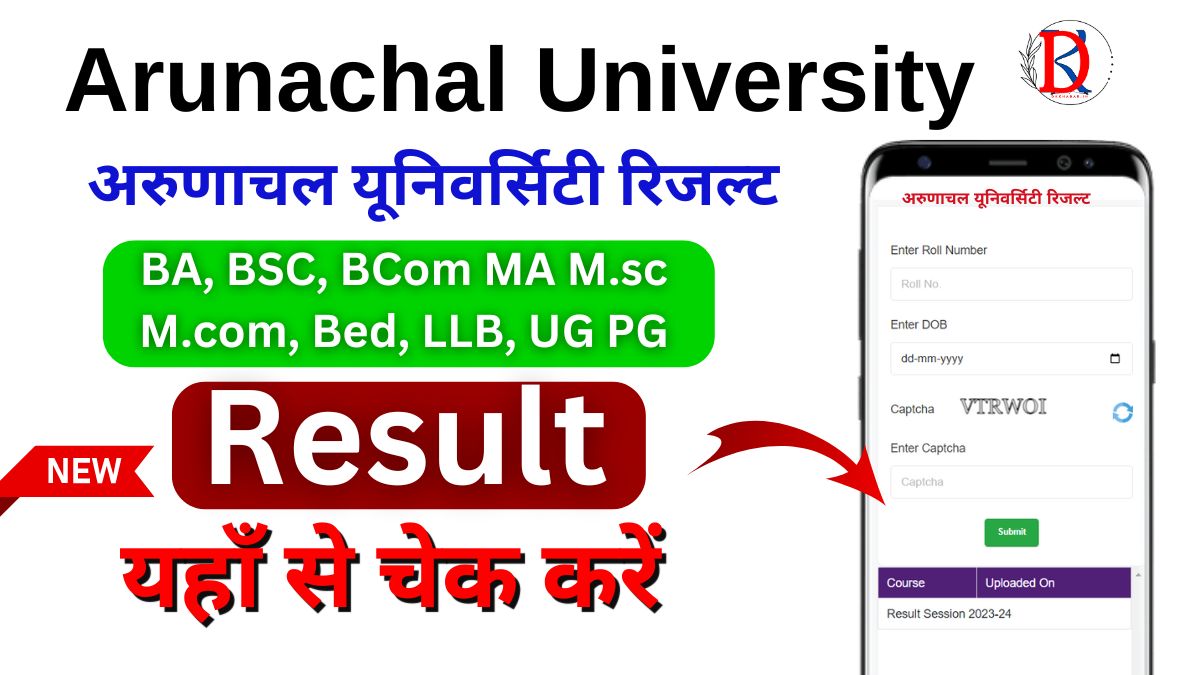 Arunachal University Result