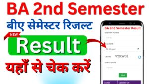 BA 2nd semester Result 2024