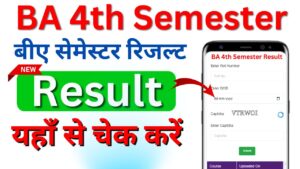 BA 4th semester Result 2024