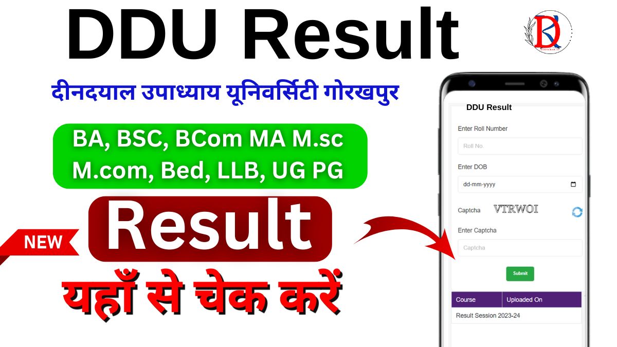 DDU Result 2024