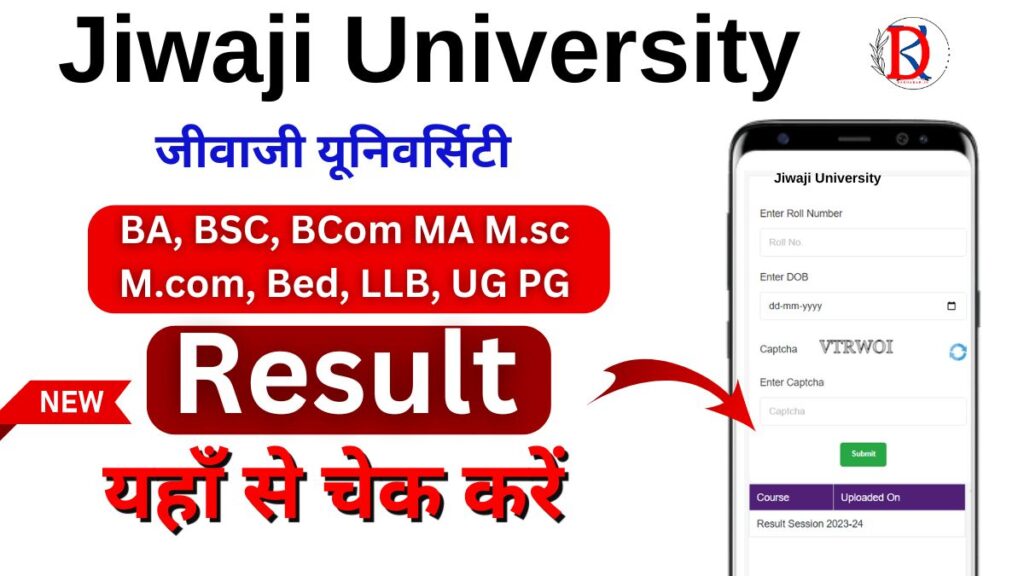 Jiwaji University Result 2024