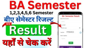 BA semester Result 2024