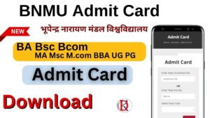 BNMU Admit Card