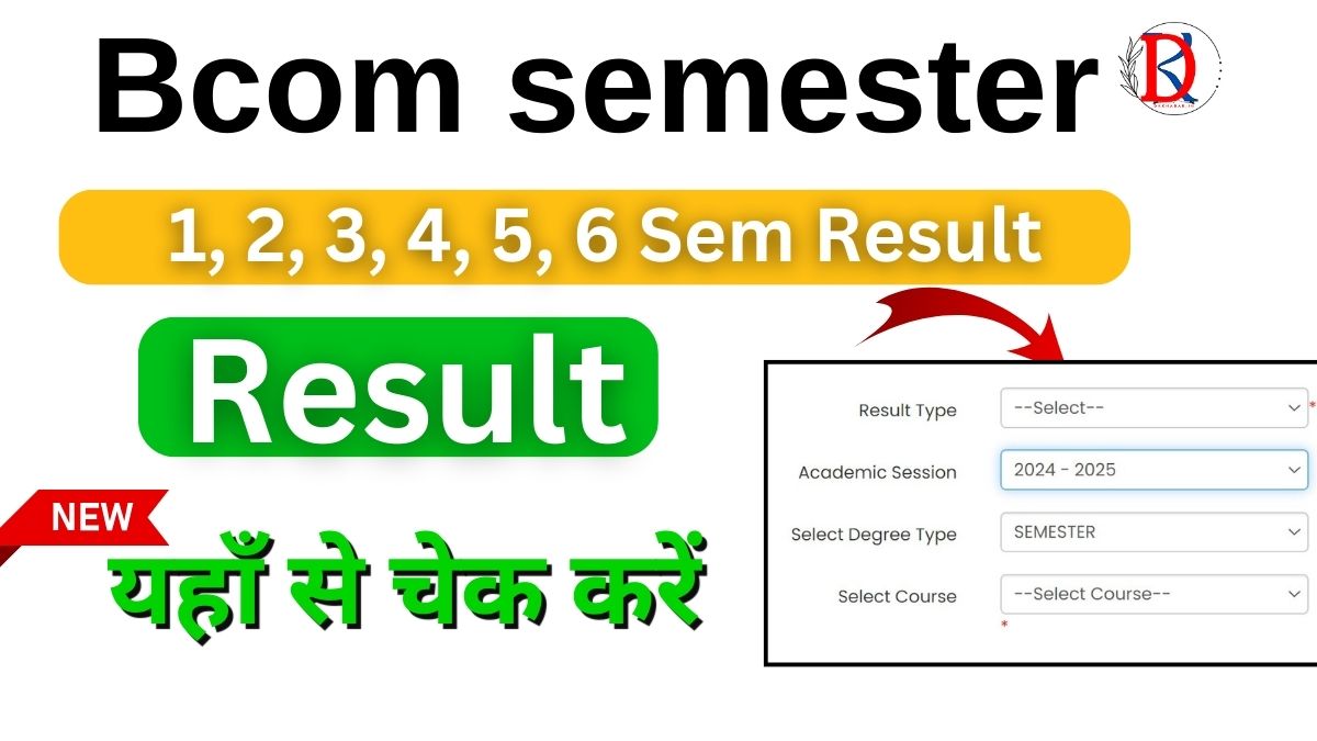 Bcom semester Result 2024