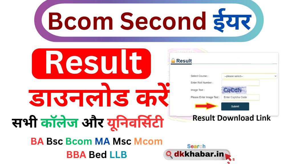 Bcom Second year Result