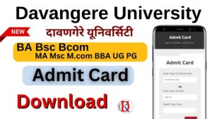 Davanagere University Admit Card 2024