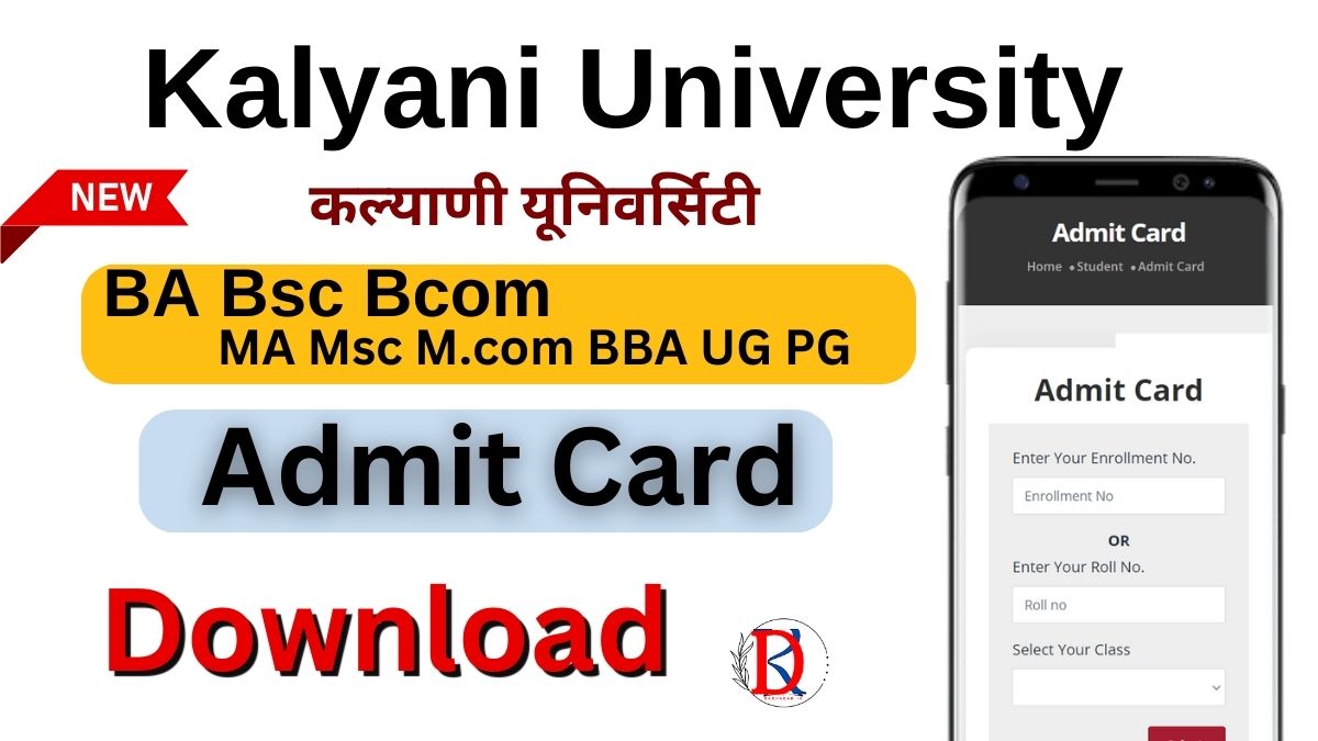 Kalyani University Admit Card