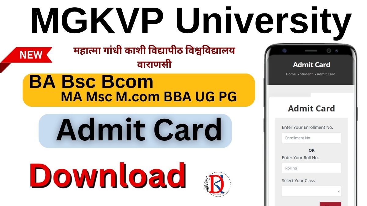 MGKVP Admit Card