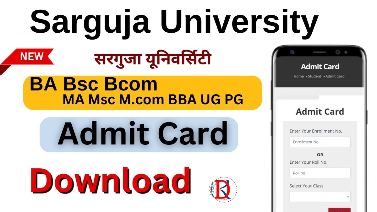 Sarguja University Admit Card