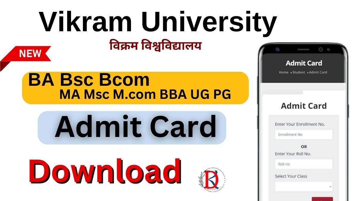 Vikram University Admit Card