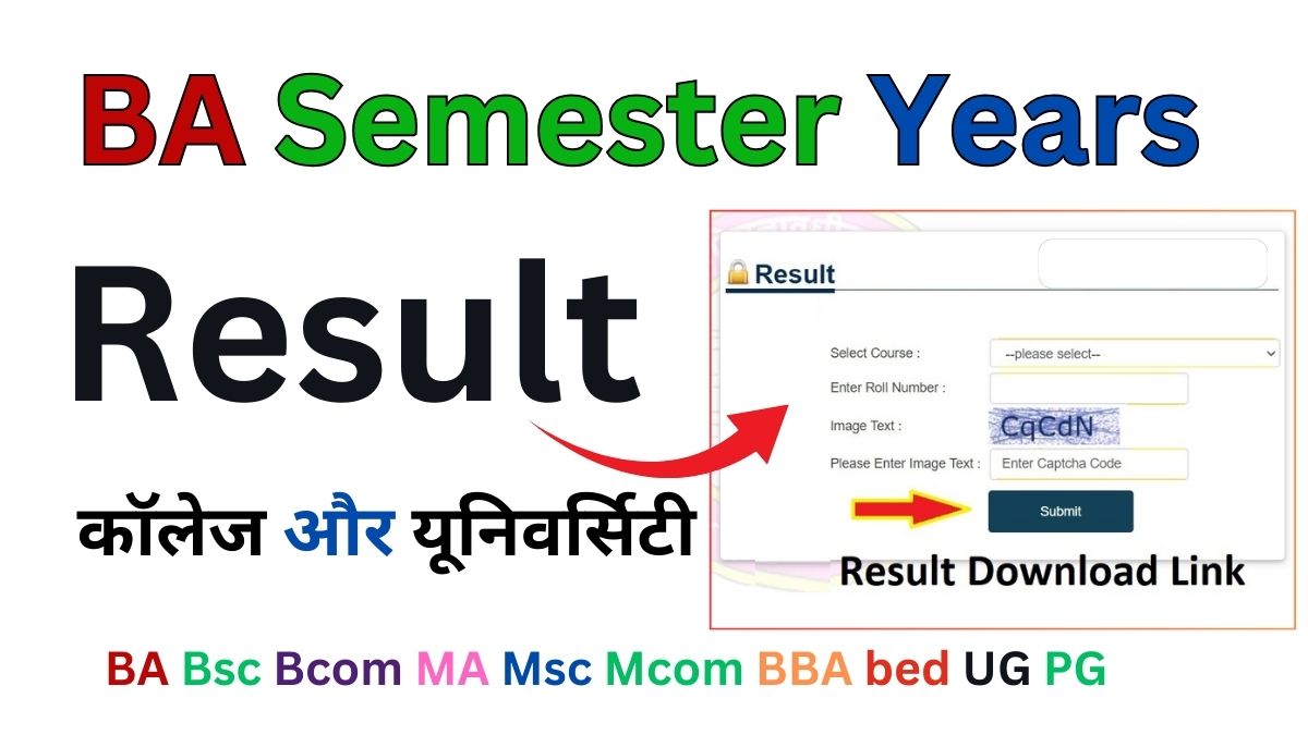 BA Semester Years Result 2024