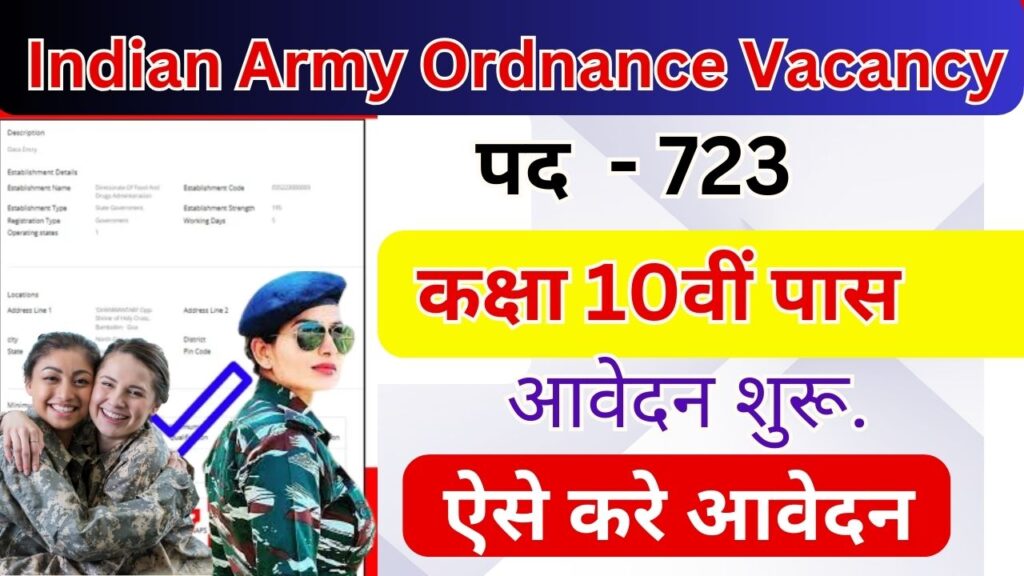 Indian Army Ordnance Vacancy