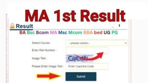 MA 1st year Result 2026