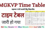 MGKVP Time Table