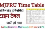 MJPRU Time Table