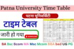 Patna University Time Table