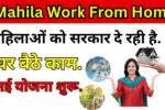 Mahila Work From Home Job Yojana