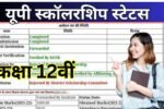 UP Scholarship Status class 12th