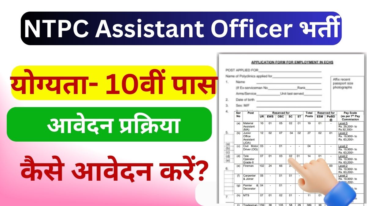 NTPC Assistant Officer (Safety) Recruitment 2024