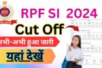 RPF SI Cut Off Marks 2024 Category Wise