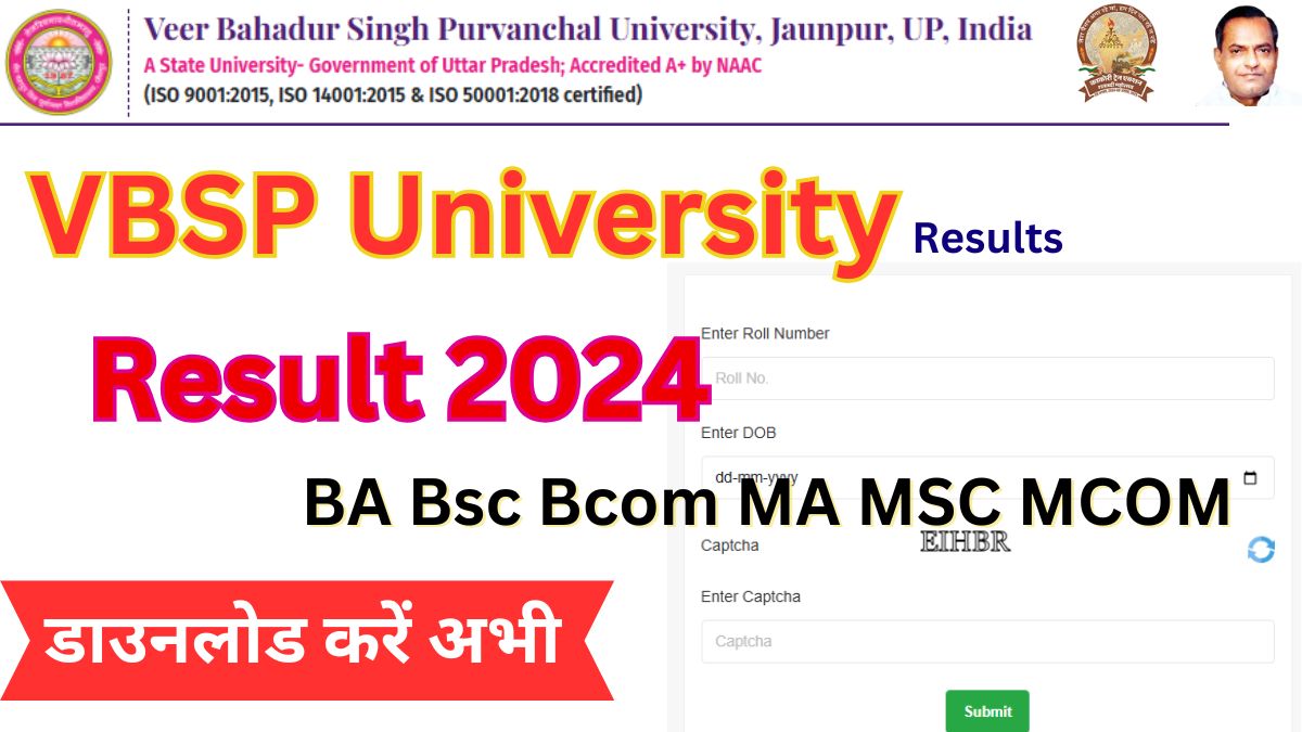 VBSPU Result 2024-25