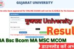 Gujarat University Result 2024