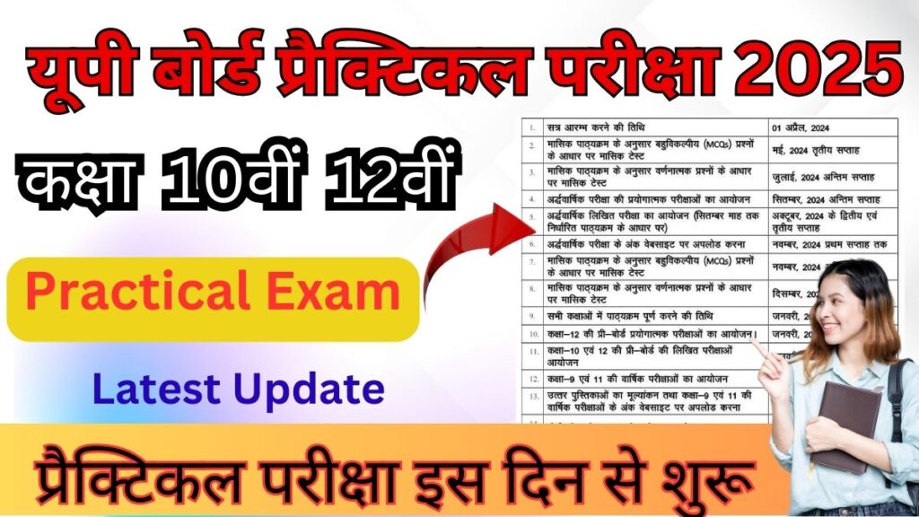 UP Board Practical Exam 2025