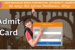 VBSPU Exam Admit Card