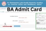 Avadh University Admit Card 2026
