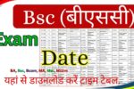 Bsc Exam date 2024