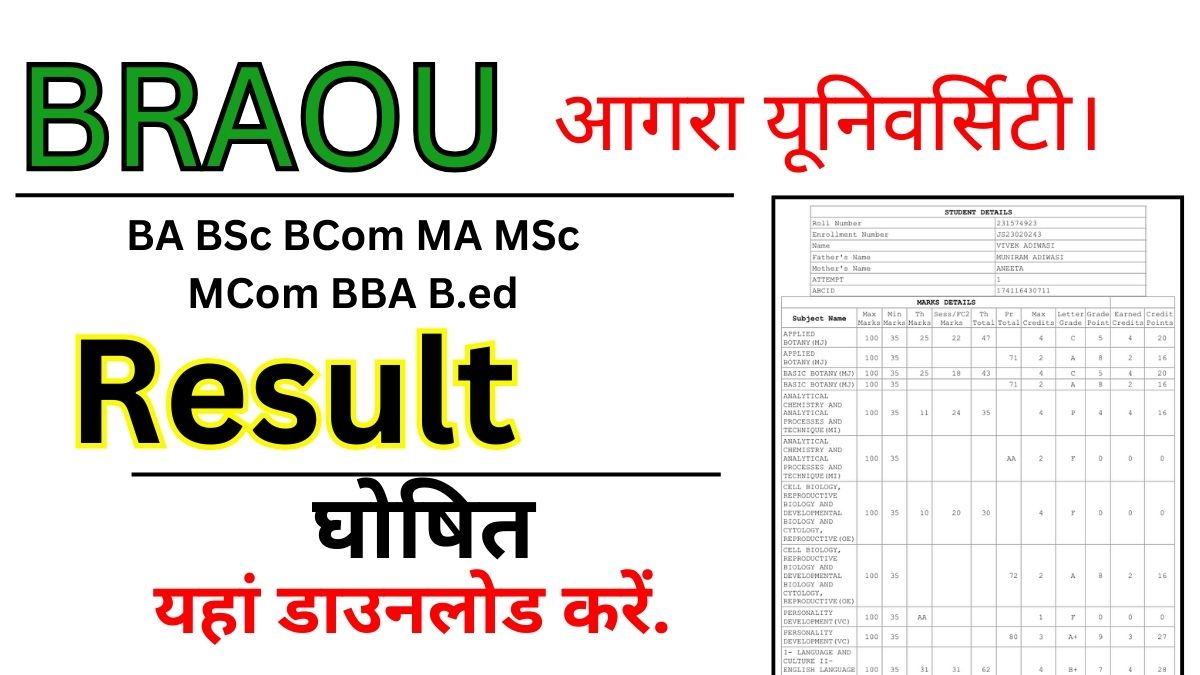 Agra University Result