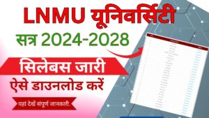 LNMU UG Syllabus 2024