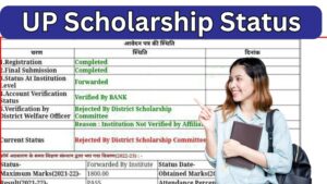 Up Scholarship Status 2025 Check