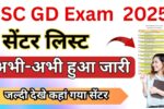 SSC GD Exam Centre List 2025