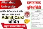 Allahabad University Admit Card 2025
