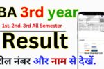 BA 3rd year Result