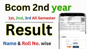 Bcom 2nd year Result