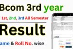 Bcom 3rd year Result