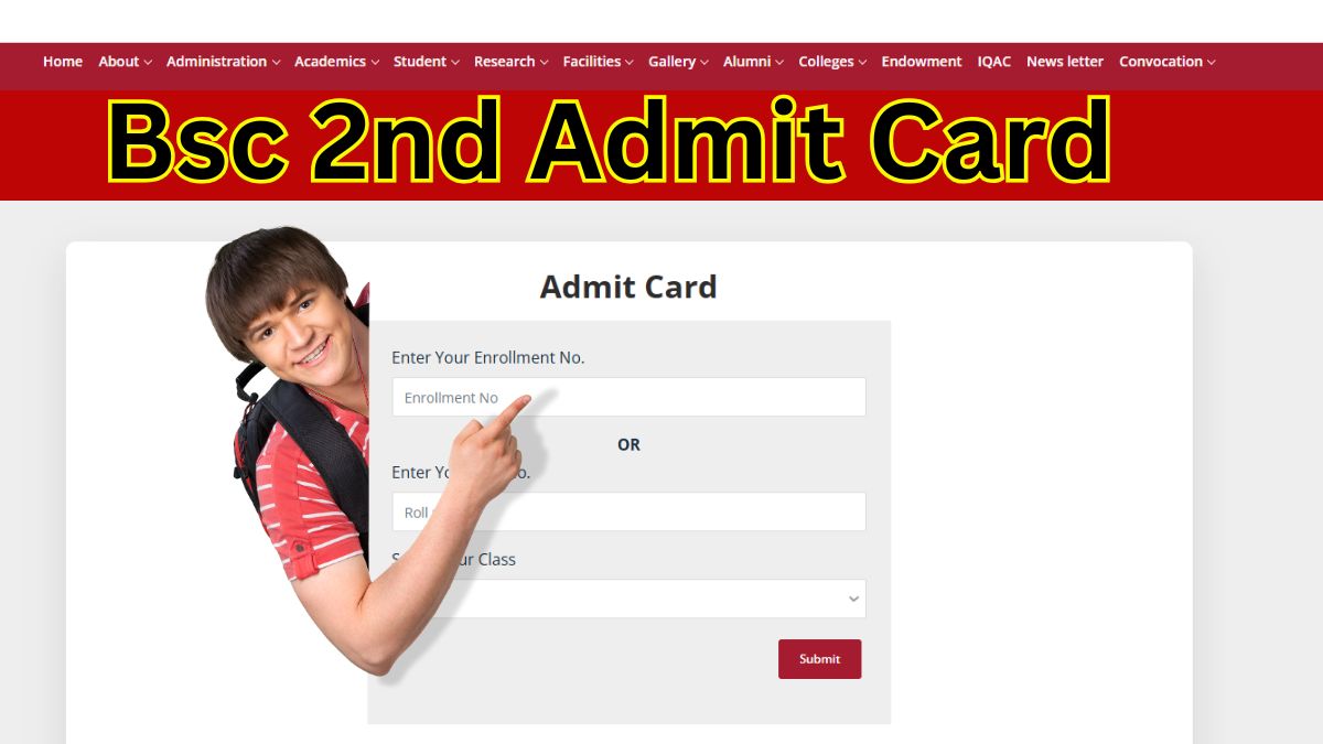 Bsc 2st Year Admit Card 2025