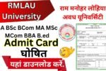 RMLAU University Admit Card 2025