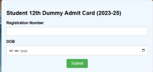 Bcom 1st Semester Admit Card 2025