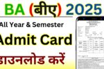 BA Admit Card 2025