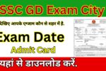 SSC GD Exam City 2025