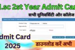 m.sc 2st Year Admit Card 202