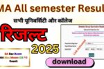 MA semester Result 2025