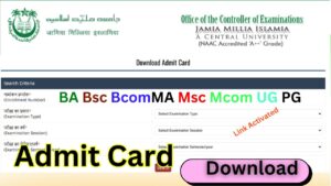 JMI Admit Card 2025