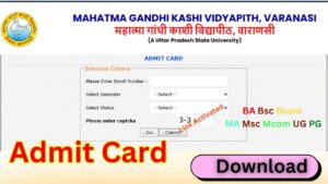 MGKVP Admit Card 2025