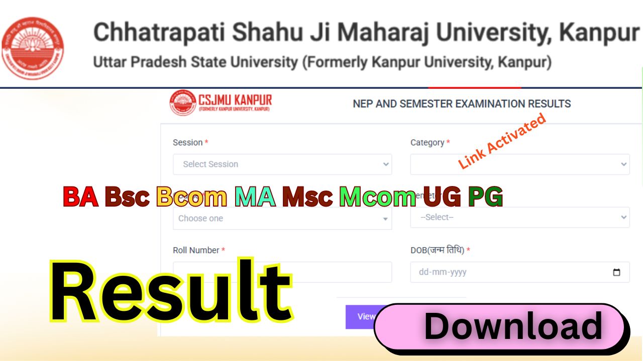 CSJM University Result 2025