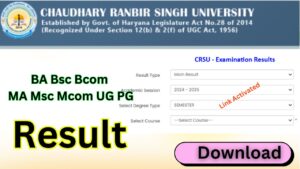 CRSU Result 2025